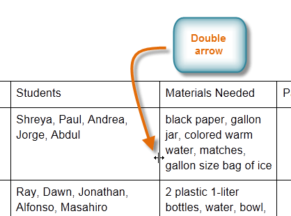 Screenshot of Google Documents